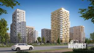 1-к квартира, строящийся дом, 32м2, 6/19 этаж